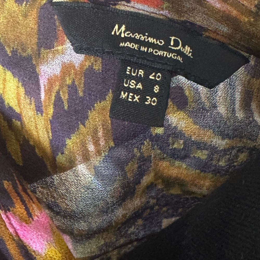 Massimo Dutti Multicolor Patterned Blouse - image 4